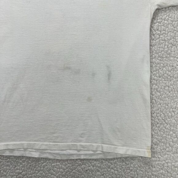 Vintage 90s Maui and Sons Shark Surf T-Shirt USA Made Big Graphic T-Shirt Sz L - Picture 7 of 12